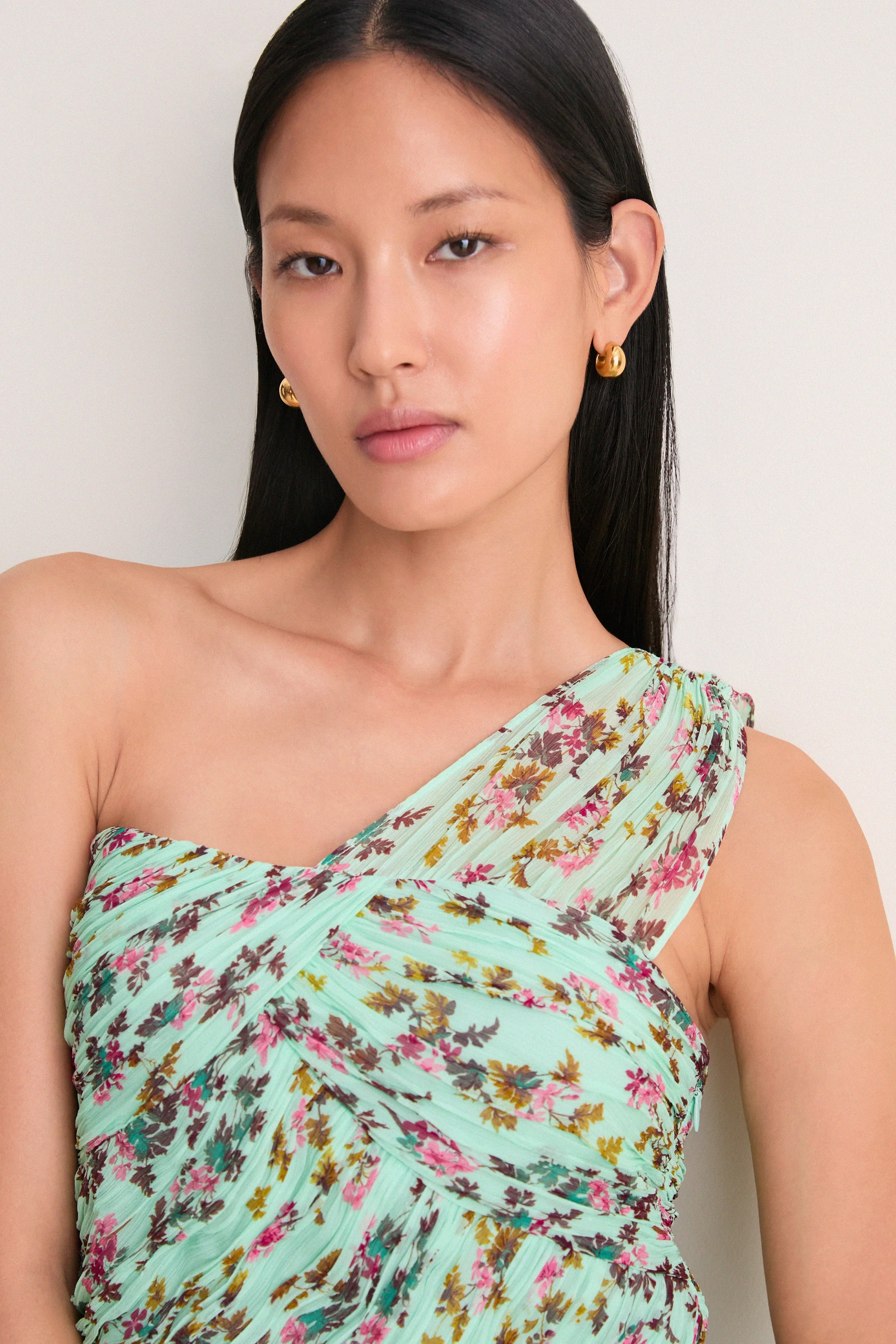 Opaline Aureline Silk Gown