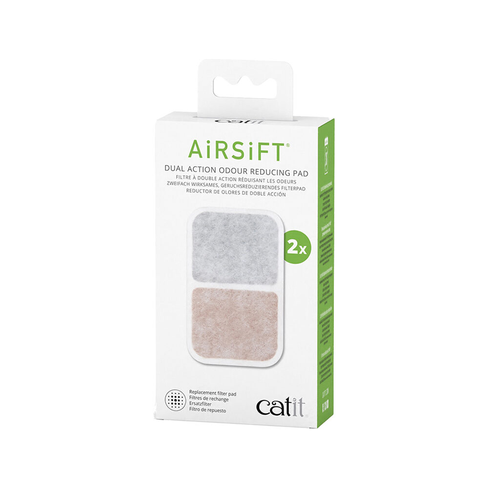 Catit Airsift Dual Action Air Pad - 2 pcs - 12 x 7.5 x 1.5 cm