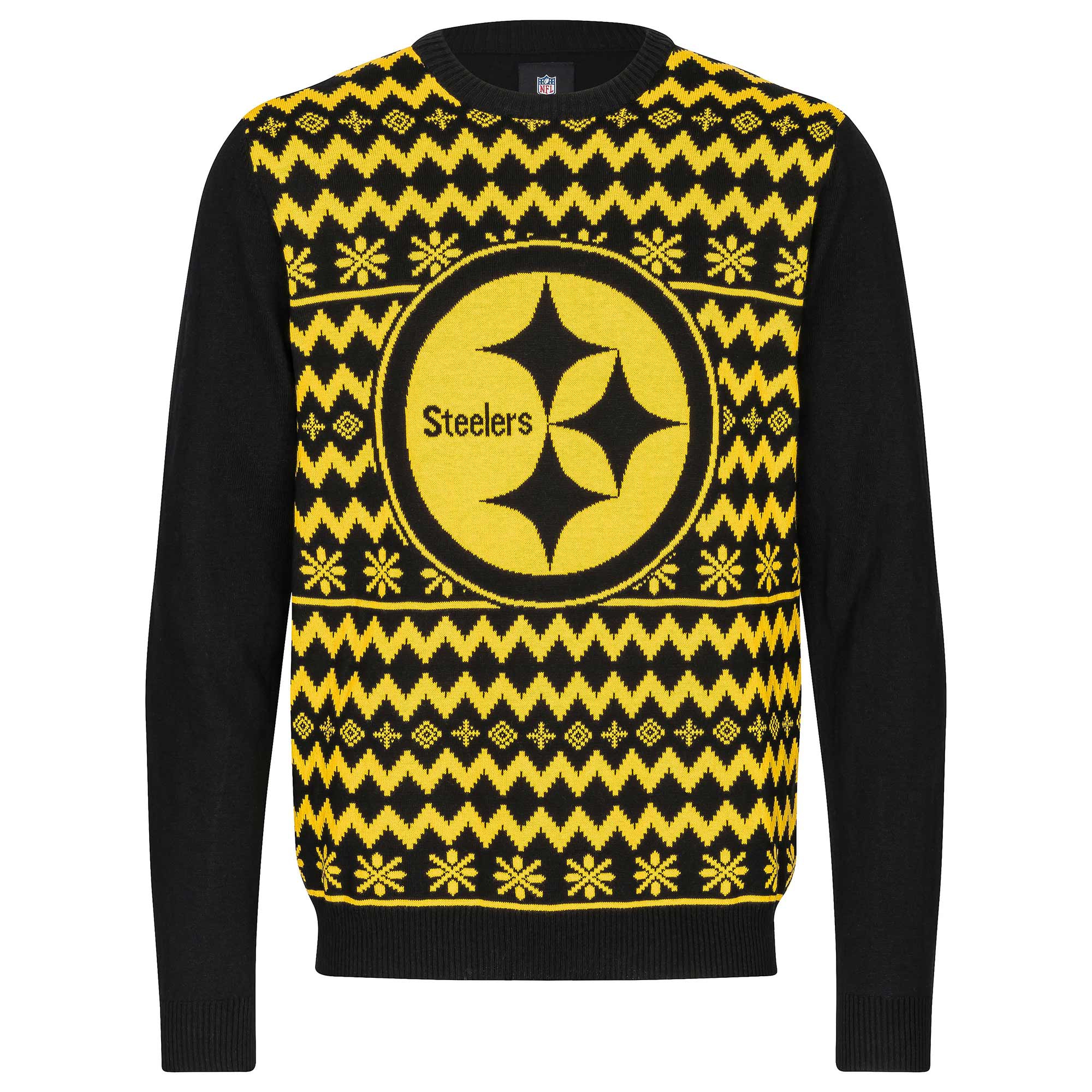 Pittsburgh Steelers NFL Big Logo Ugly Christmas Sweater