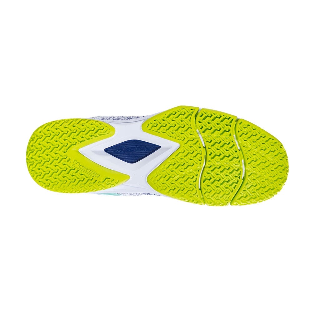 WOMEN’S WHITE AND BLUE BABOLAT SENSA OMNI CLAY 31S22757 1066