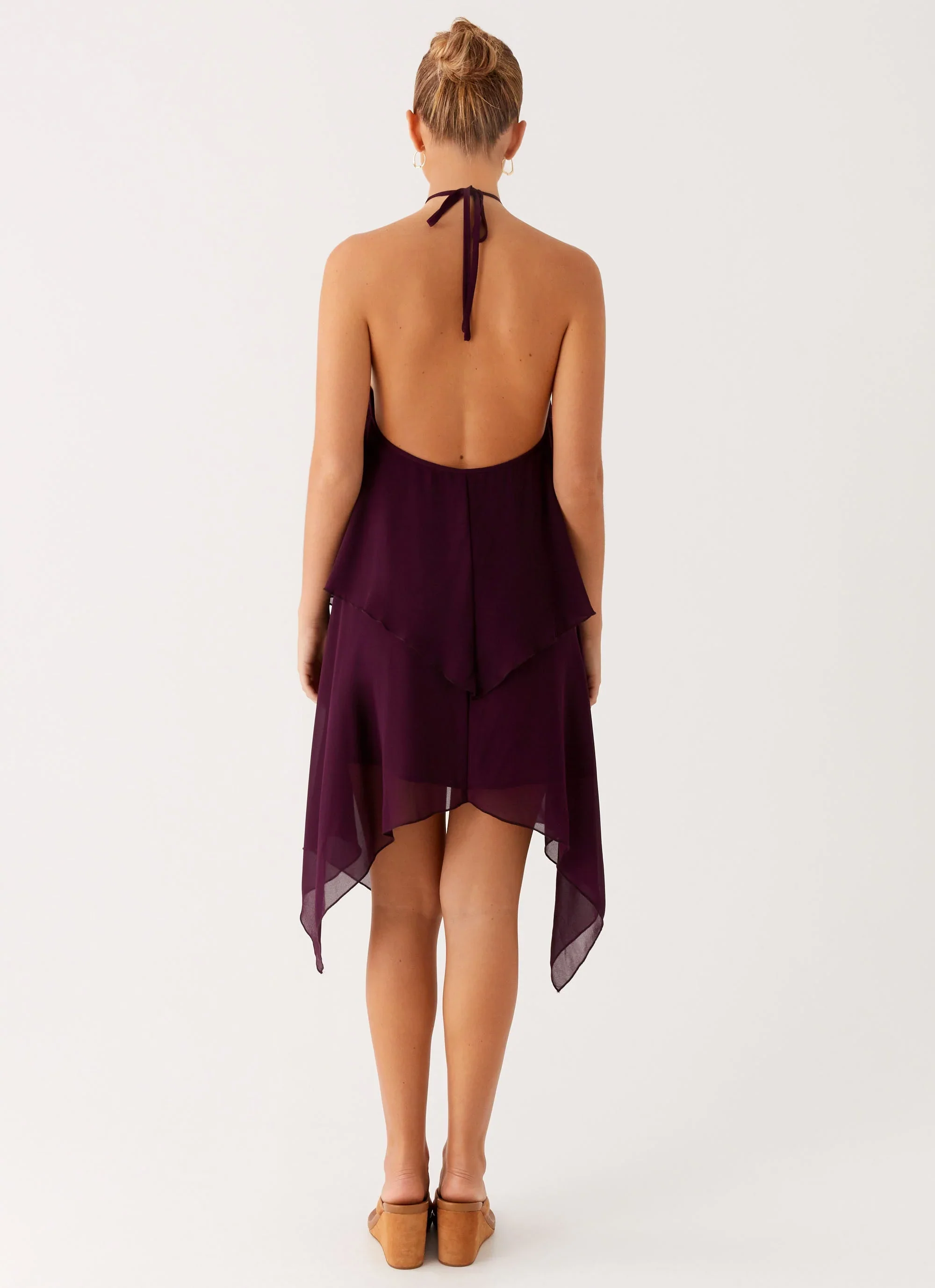Dalenti Midi Dress - Plum