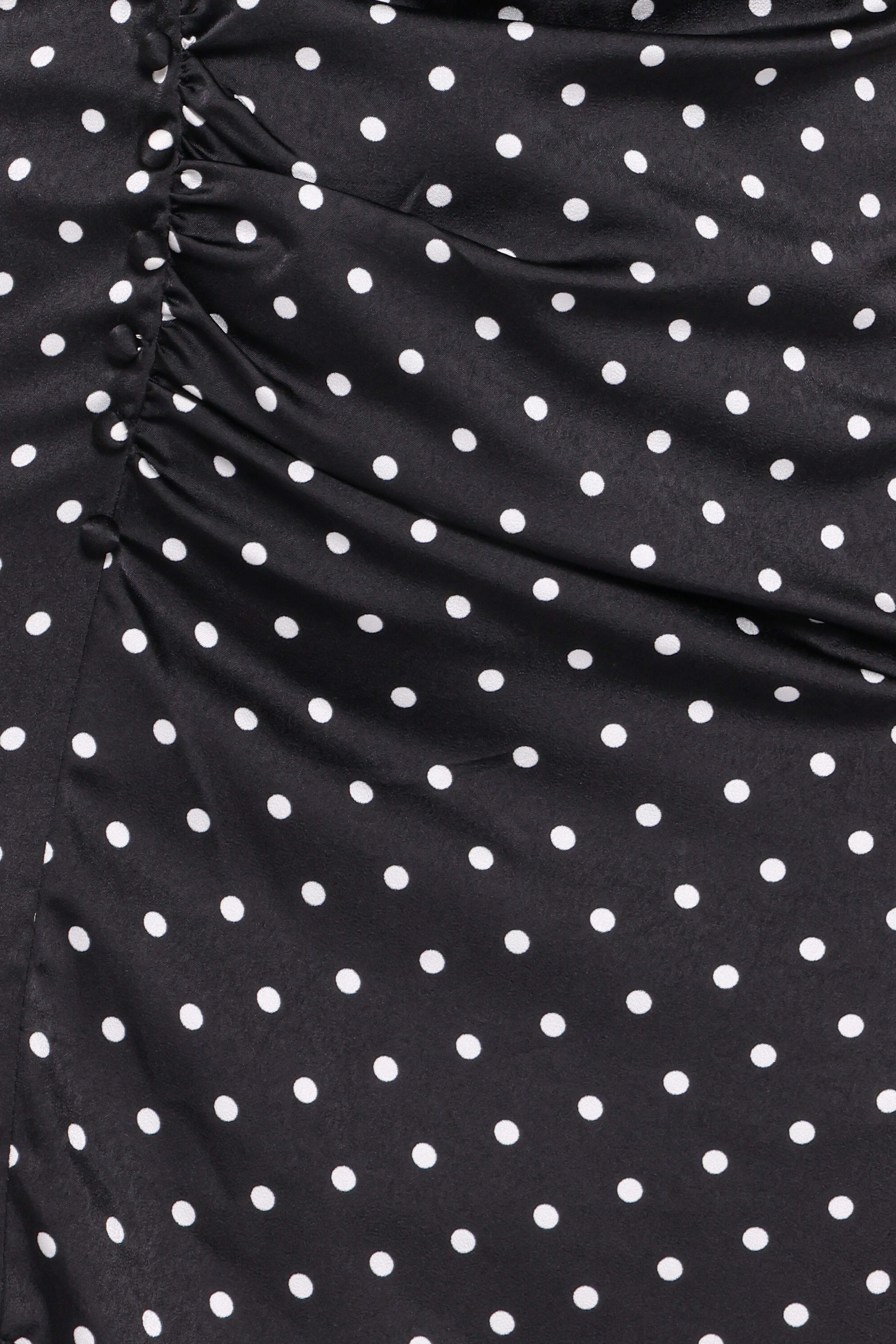 Lisbeth Midi Dress - Black Polka Dot