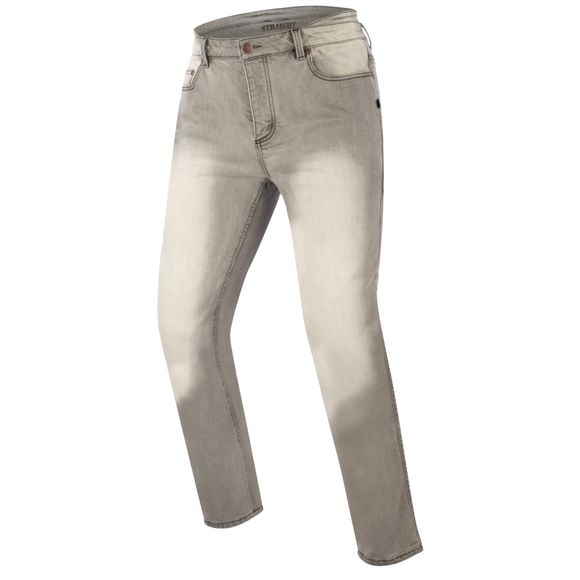Bering Stream Motorcycle Jeans - Straight / Regular - GrayRef: Br1462-C170