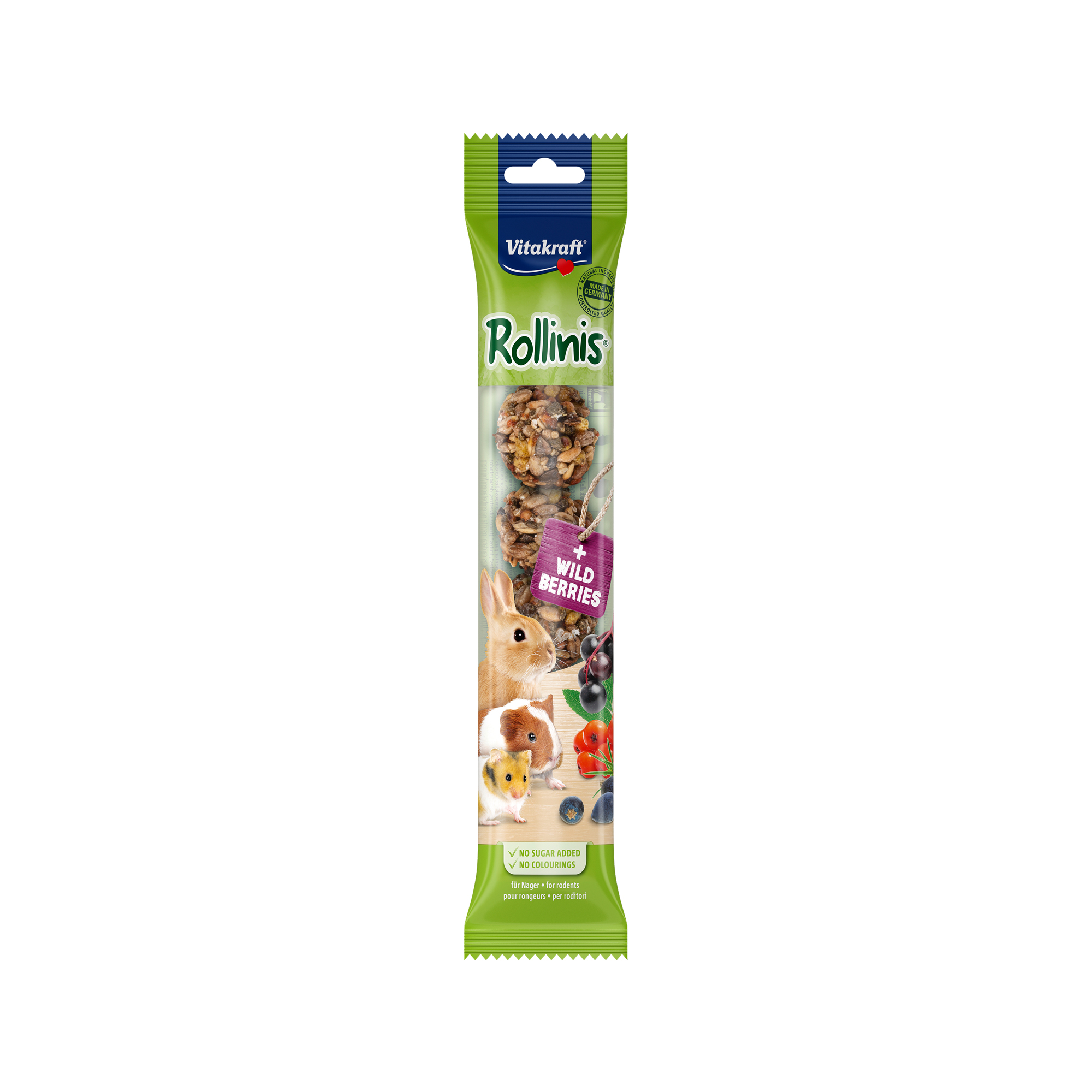 Vitakraft Rollinis Rodent & Rabbit - Forest Fruit - 7 pieces