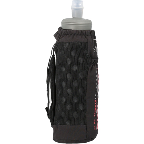 Nathan Sports ExoShot 2.0 14oz/420ml Handheld Bottle - Black/Ribbon Red