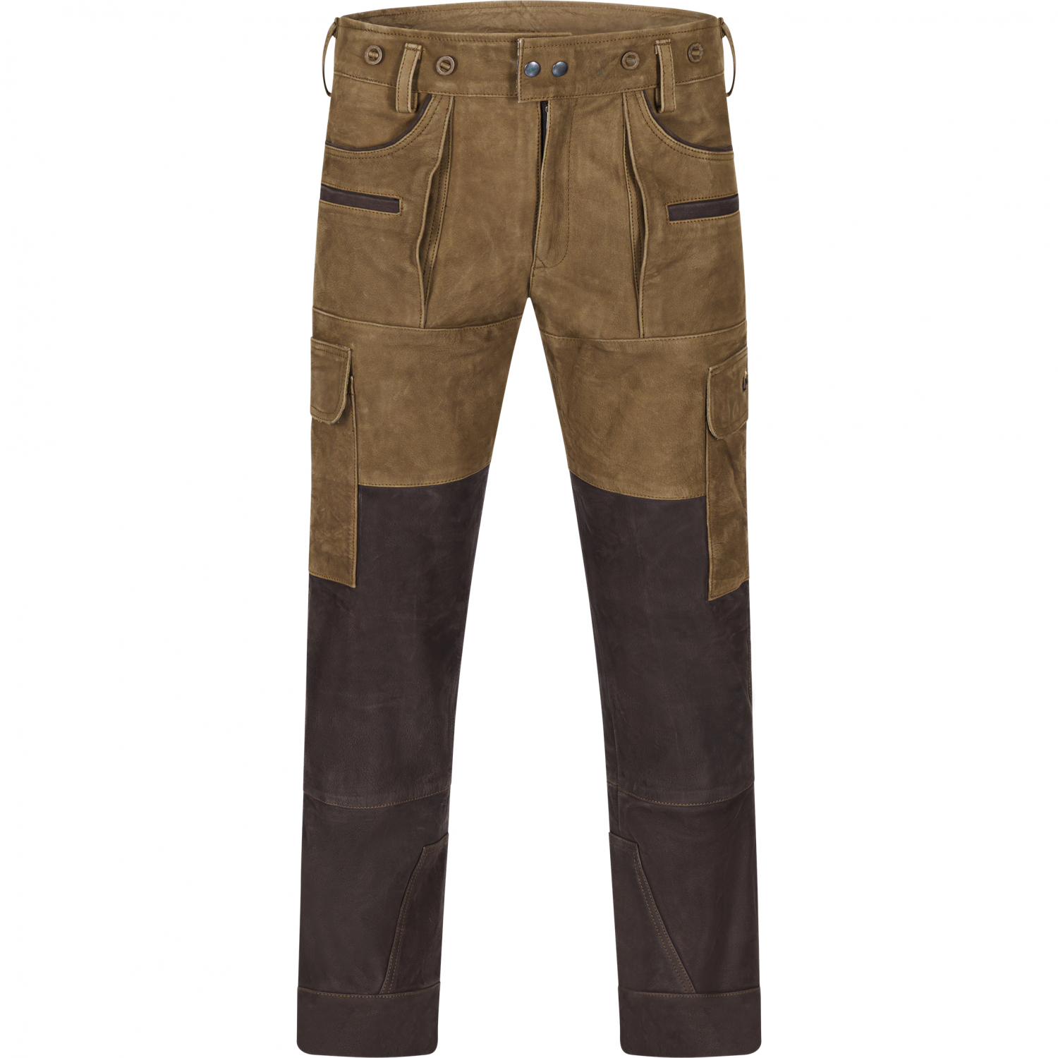 il Lago Prestige Leather Trousers Arne Men (Brown\/Black)
