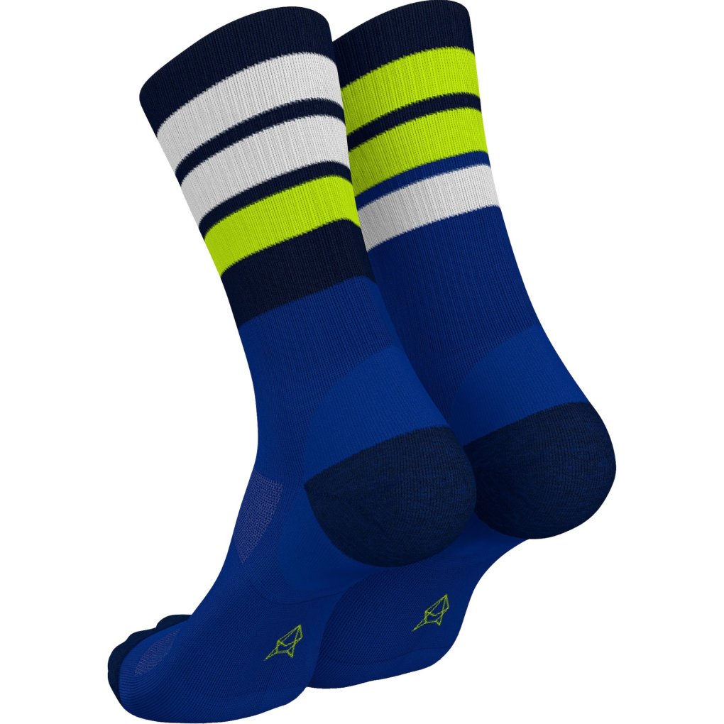 INCYLENCE Merino Strive Socks - Blue Canary