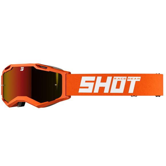 Shot IRIS 2.0 cross mask - SOLID ORANGE MATT 2023 - Black / OrangeRef: so2266 / a09-29a1-d05