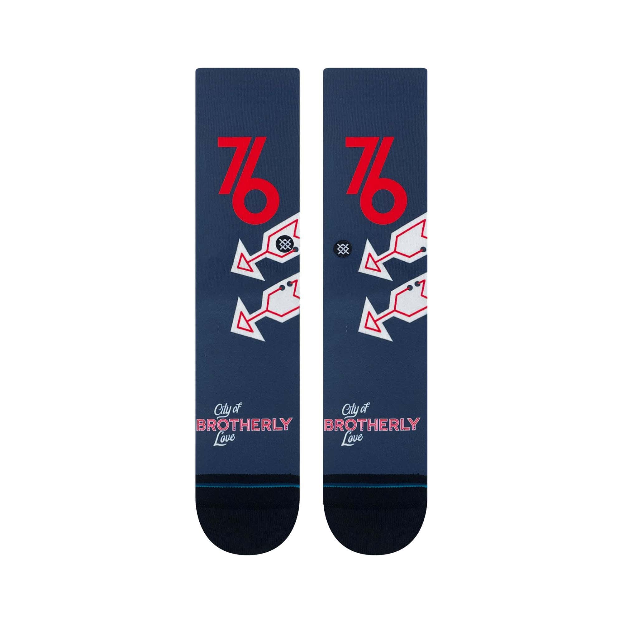 Philadelphia 76ers 2023/24 NBA City Edition Stance Crew Socks