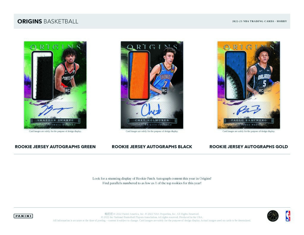 2022/23 Panini Origins Basketball NBA Hobby Box
