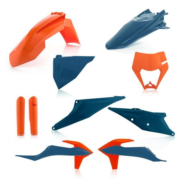 Acerbis FULL KIT BLUE/ORANGE plastic kit - Blue / OrangeRef: AE3514 / 0024054.243