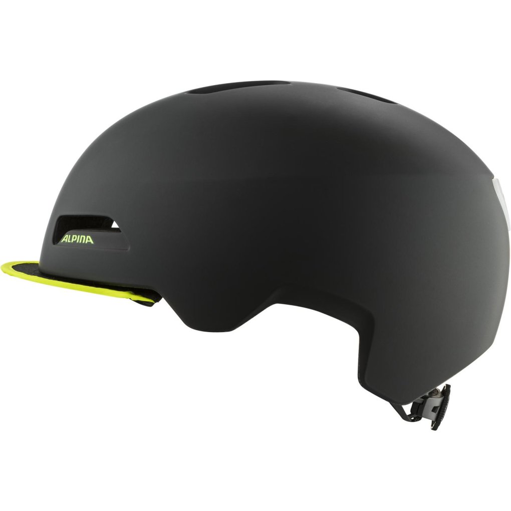Alpina Brooklyn Helmet - black-neon yellow matt