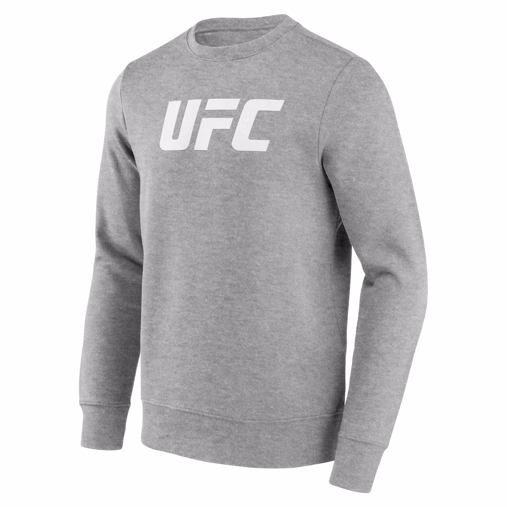 UFC Primary Logo Crew Sweatshirt - Sports Grey - Mens