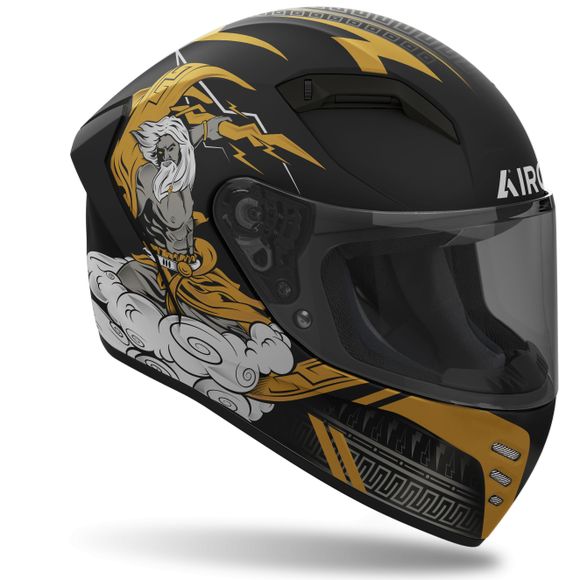 Casque intégral Airoh CONNOR - ZEUS - Noir / JauneRef : AR1329