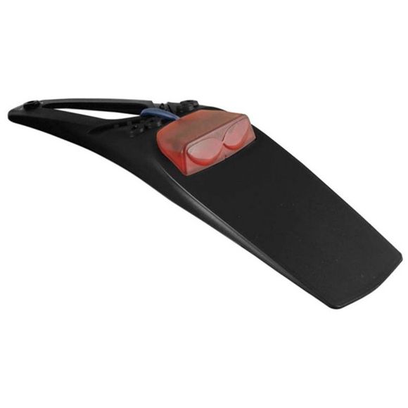 R-tech Extension GB AR Extreme Black mudguard + red lens Universal - BlackRef: rth0592 / rptled3nr006