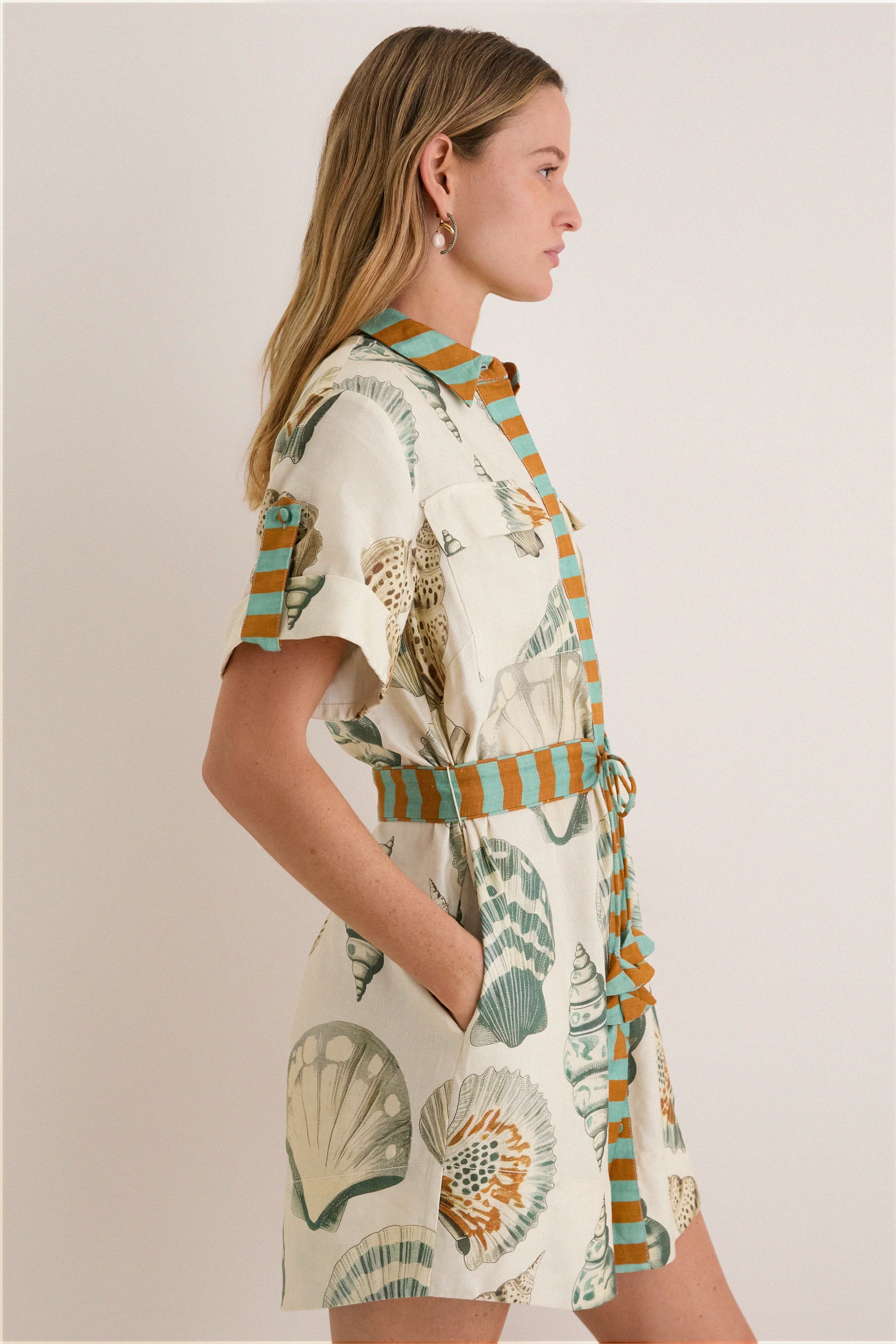 Somers Shell Cream Nicole Dress