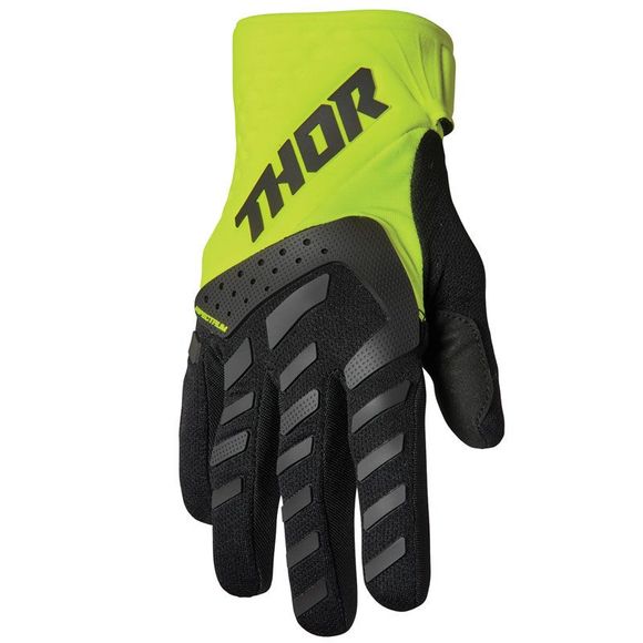 Thor SPECTRUM BLACK ACID 2024 cross gloves - Black / YellowRef: TO2769