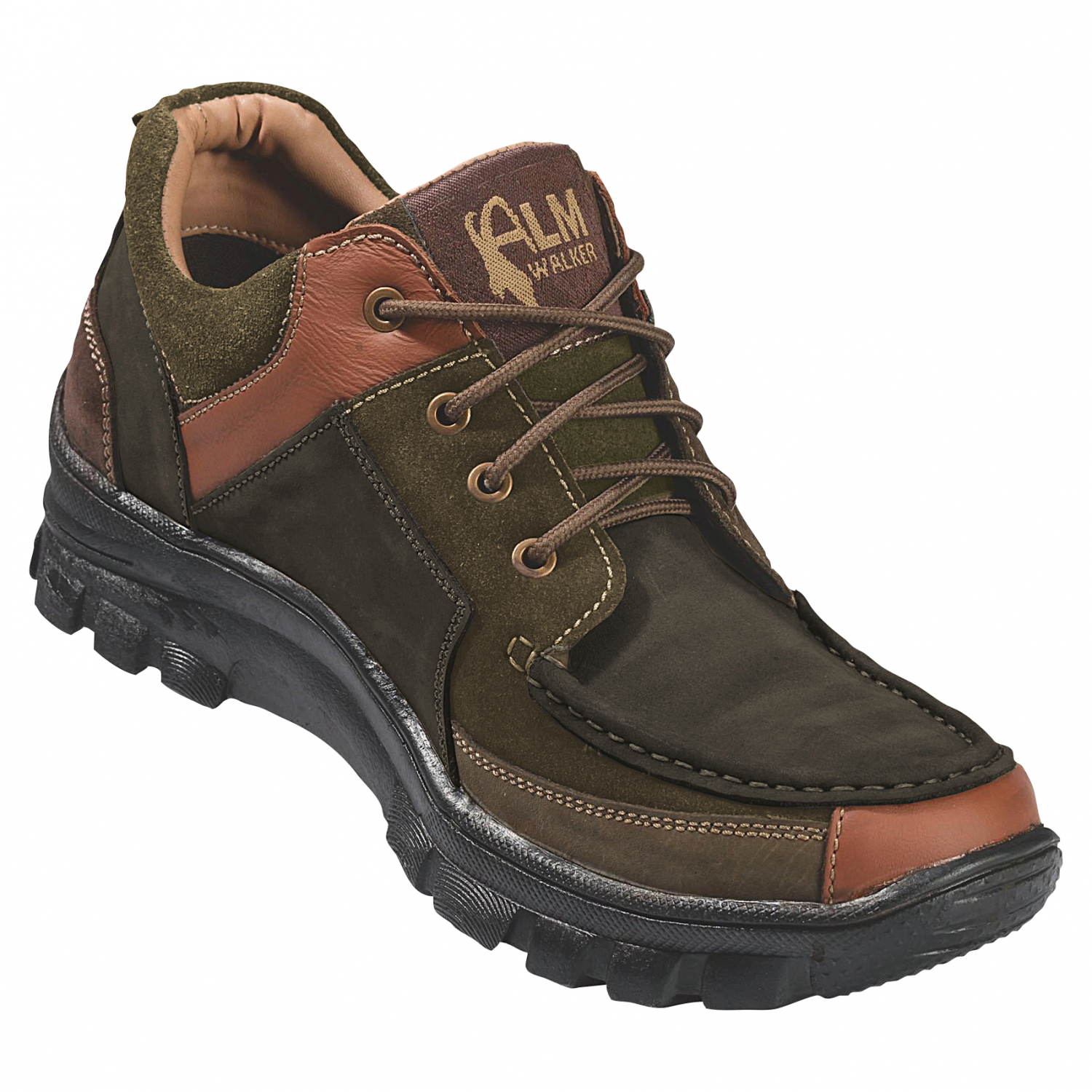 Almwalker Ontario Outdoor Shoes Men (Olive\/Black\/Brown)