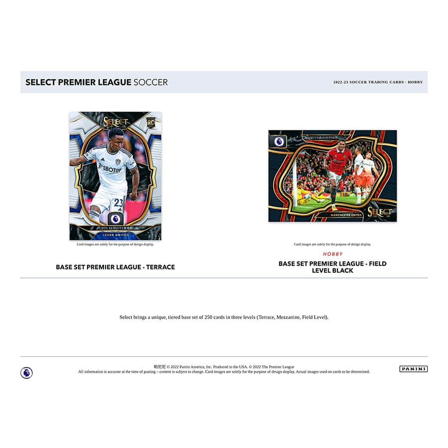 2022/23 Panini Select Premier League Soccer Hobby Box