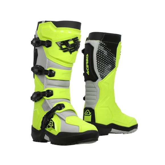 Acerbis Artiglio 2024 - Yellow / White cross BootsRef: AE5375