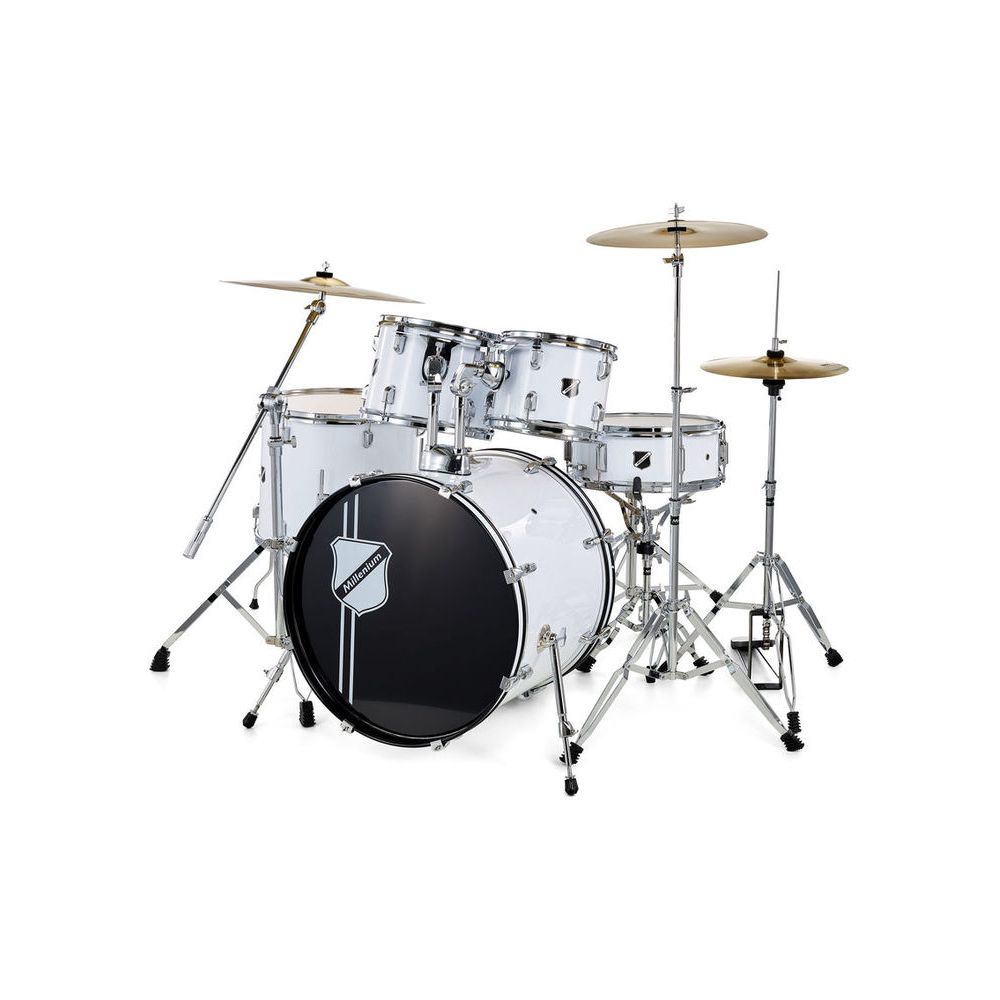 Millenium Focus 20 Drum Bundle White – Thomann Ireland