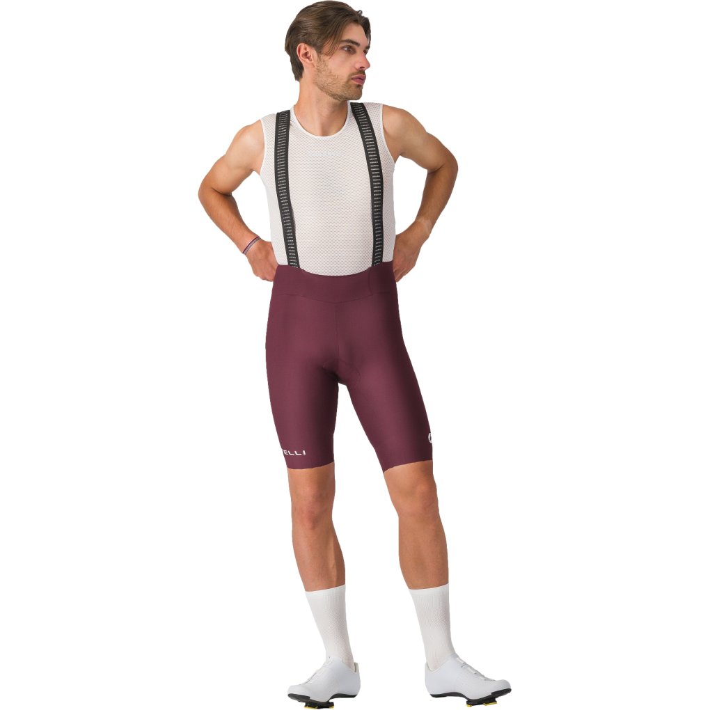 Castelli Espresso 2 Bibshorts Men - deep bordeaux 625