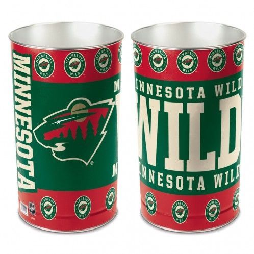 Minnesota Wild Hockey NHL Wastebasket
