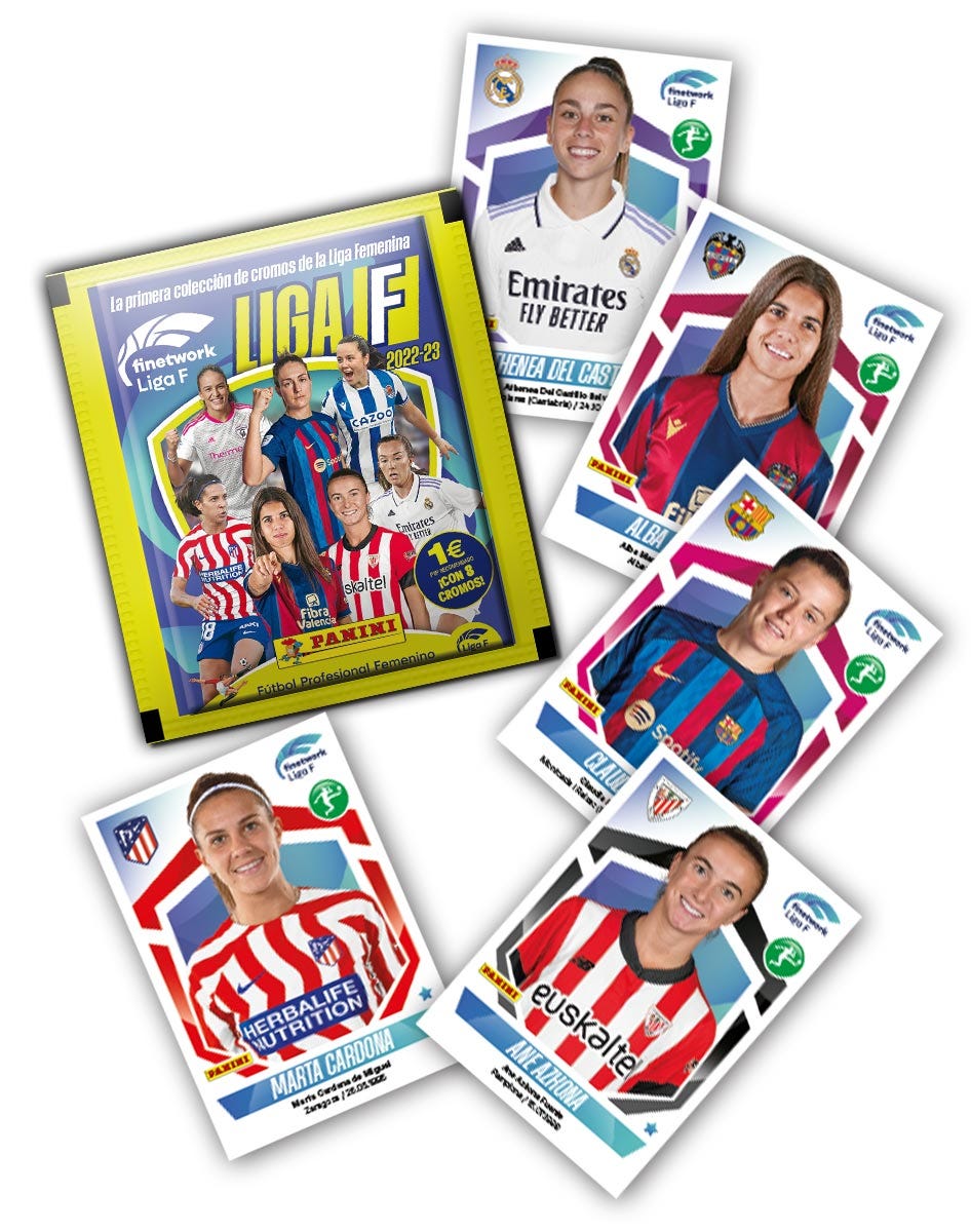 LIGA FEMENINA 2022/23 Box of 50 packets - Panini