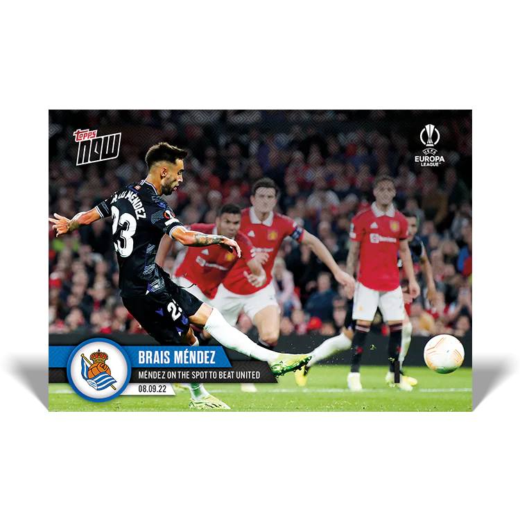 Méndez on the spot to beat United - EL TOPPS NOW® Card #8