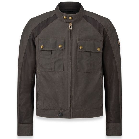 Blouson Moto Belstaff TEMPLE COTON WAX - MarronRef : BT0089