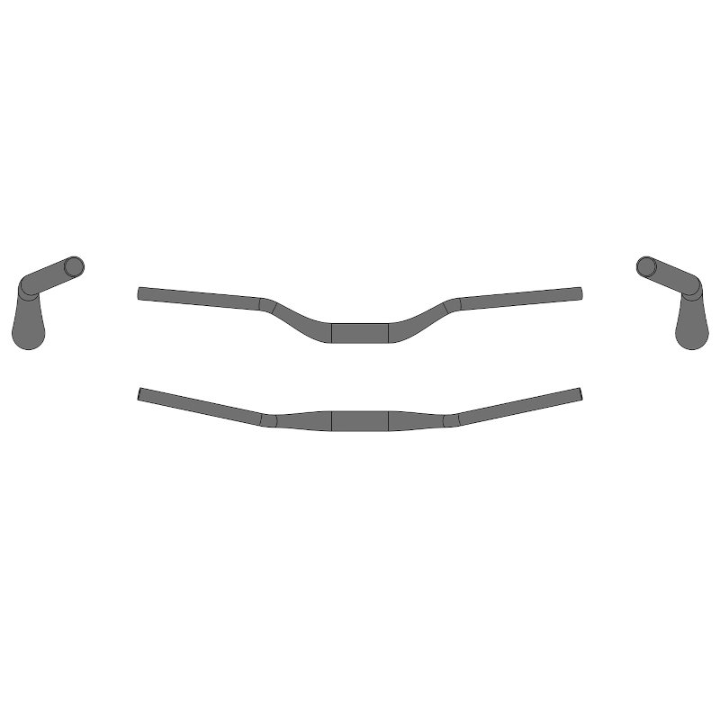 Ergotec Riser Bar 50 - 31.8 MTB Handlebar - SL 6