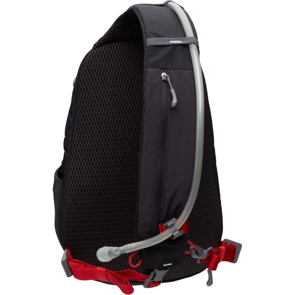 Nathan Sports Run Sling 8L Running Backpack - Black/Ribbon Red