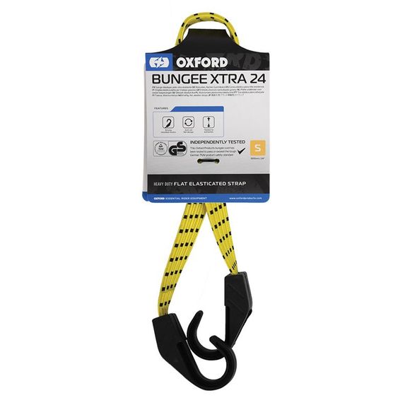 Oxford Elastic Xtra Bungee Strap (600 x 16 mm) Universal - YellowRef: od0252 / ox712