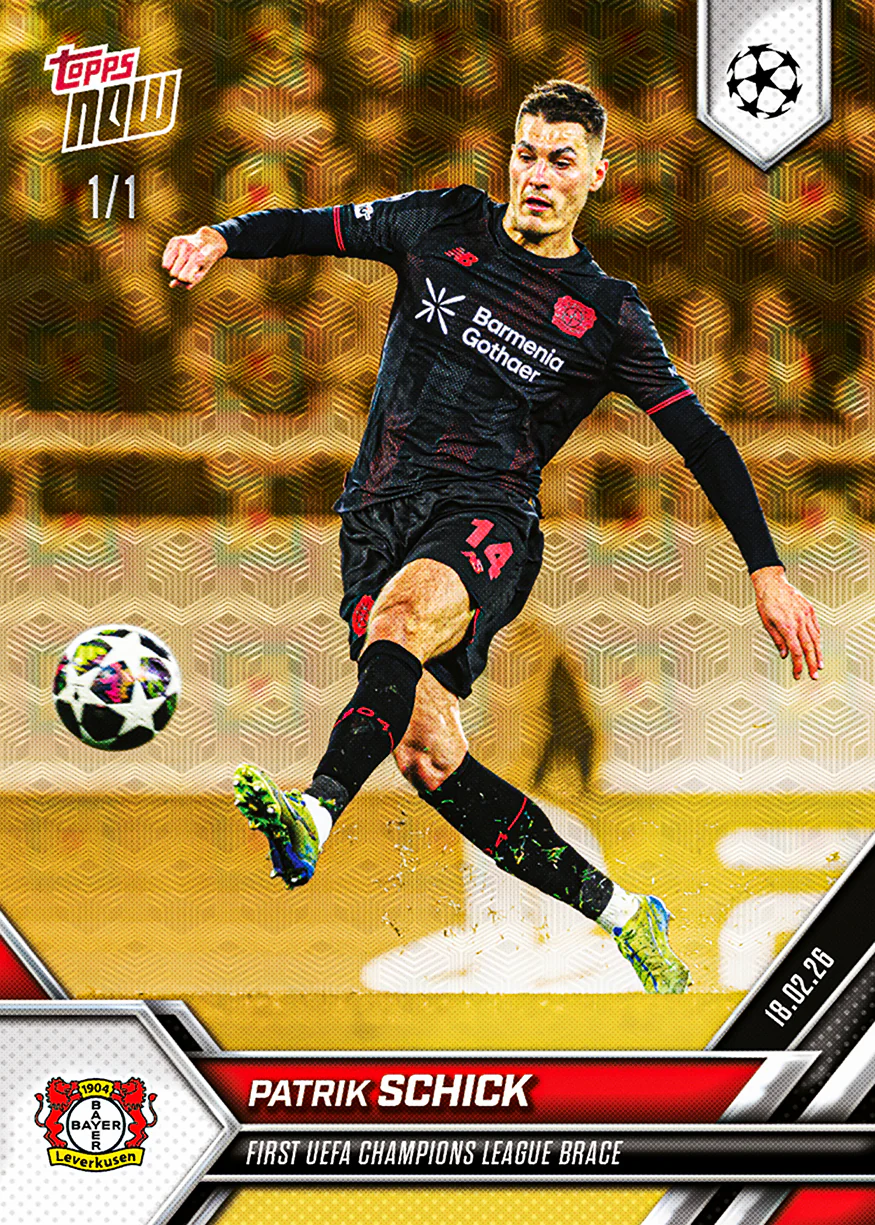 Patrik Schick - 2025-26 UCL Topps NOW® - Card 93