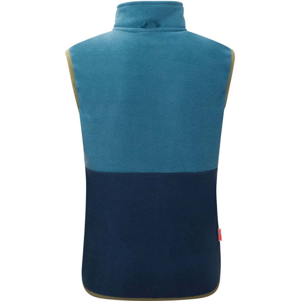 Trollkids Kjerag Vest Kids - Dark Marine/Mystic Blue/Pine Green