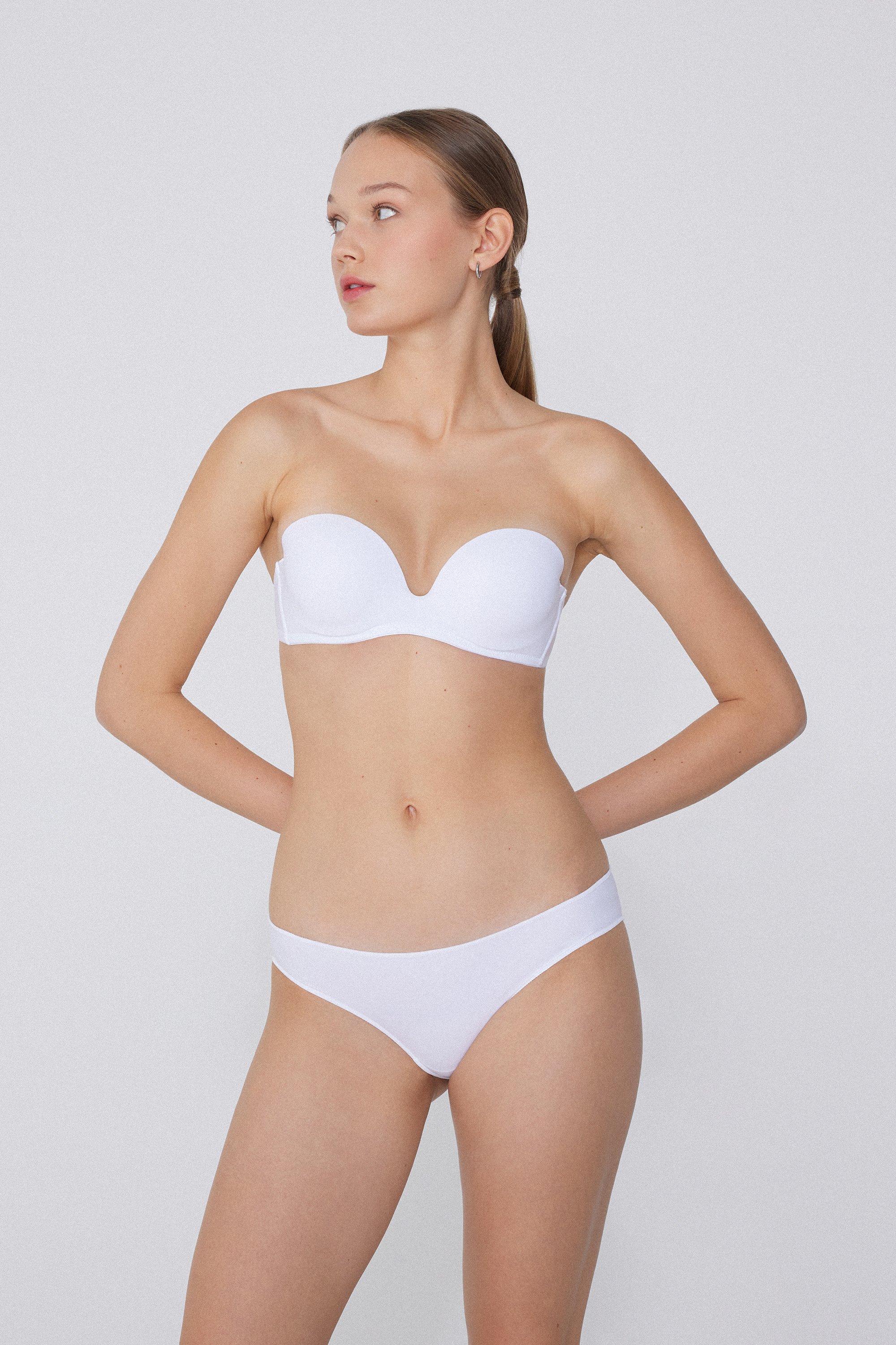 New York Padded Microfibre Bandeau Bra