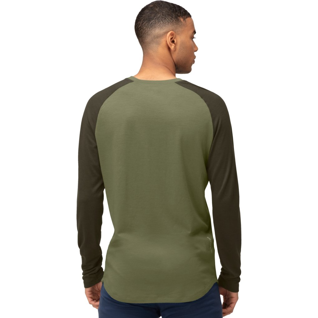 Norrona femund pureUll Long sleeve Base Layer Men - Loden Green