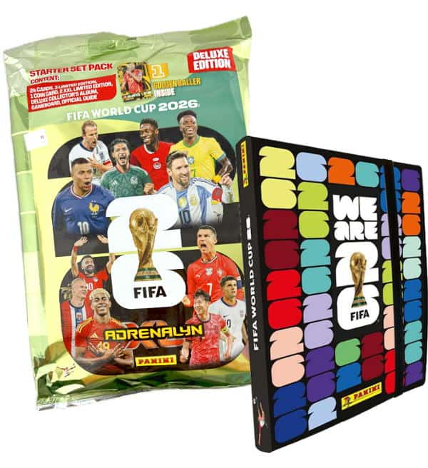 Panini FIFA World Cup 2026 Adrenalyn XL - Starter Pack DELUXE EDITION