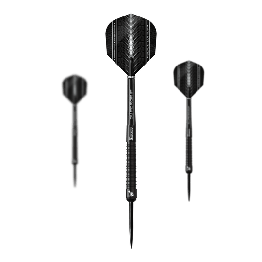 Harrows Supergrip Black Edition steel darts