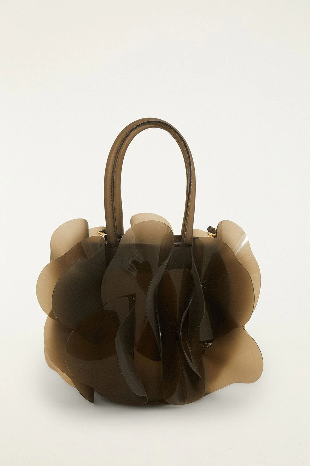 Dark Olive Jelly Flower Bag