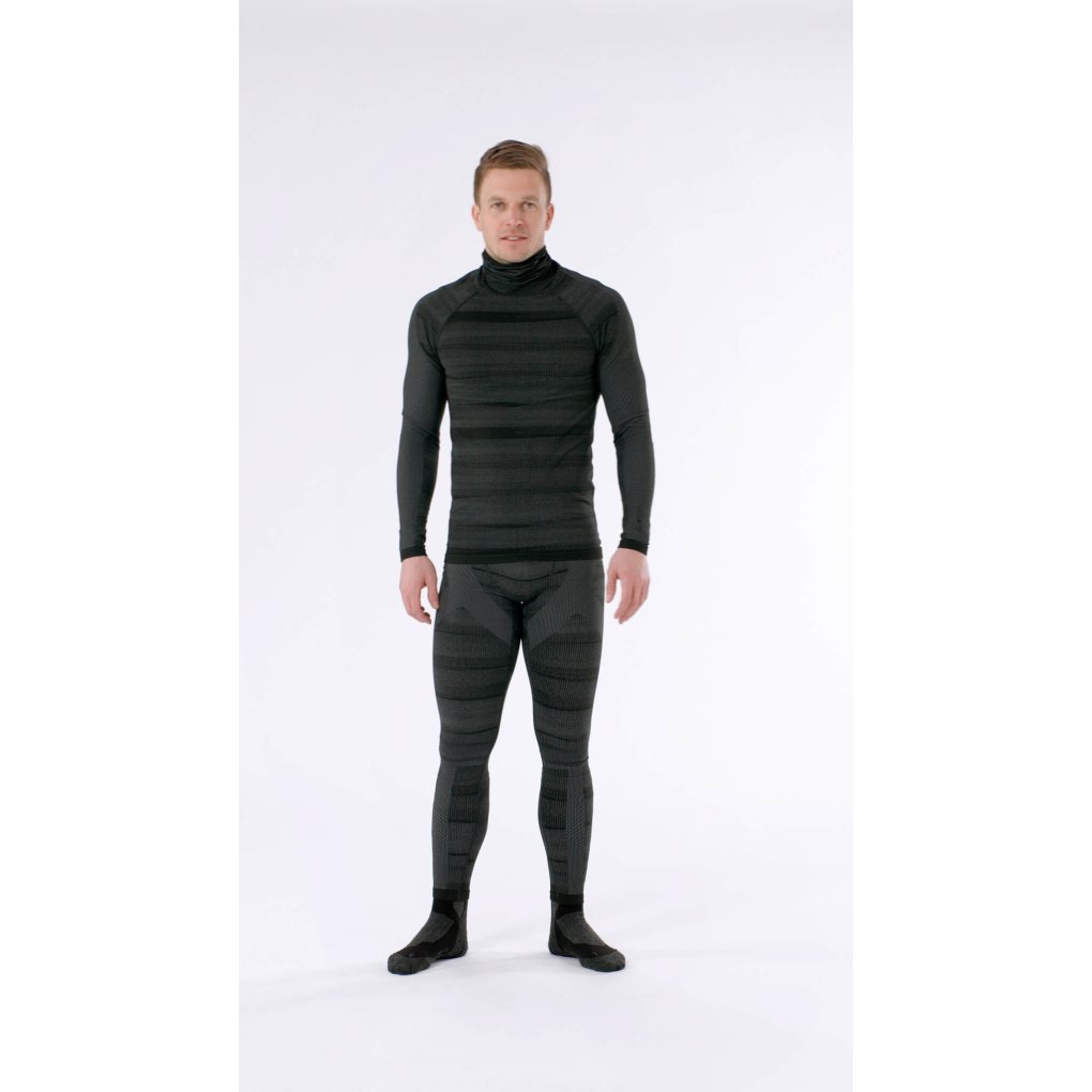 Löffler Rollneck Transtex® Hybrid Long Sleeve Men - black 990
