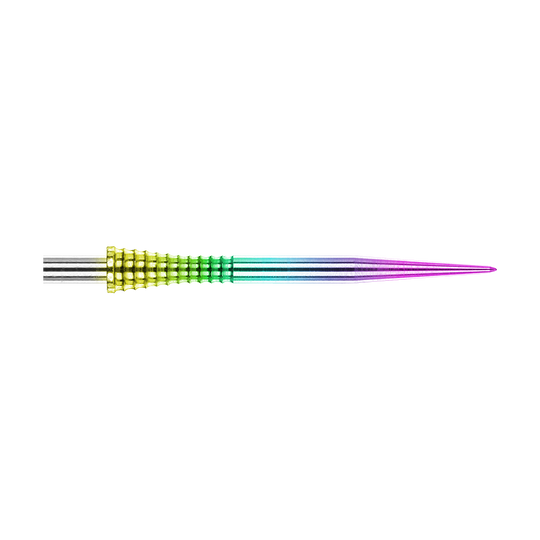 Red Dragon Raptor Gripped Rainbow steel dart tips 30mm