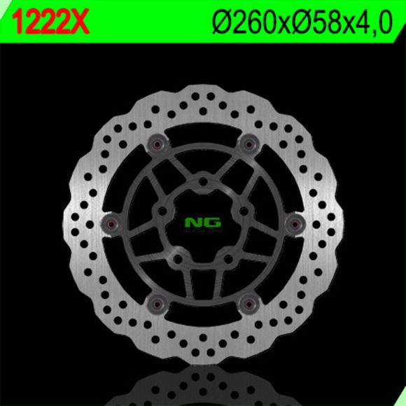 Wave NG floating brake discRef: Ngd00321A / 1024626