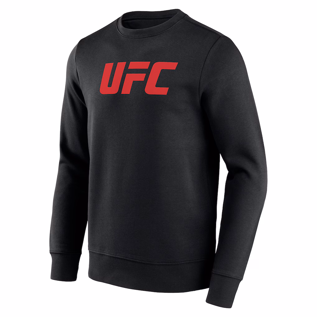 UFC Primary Logo Crew Sweatshirt - Black - Mens