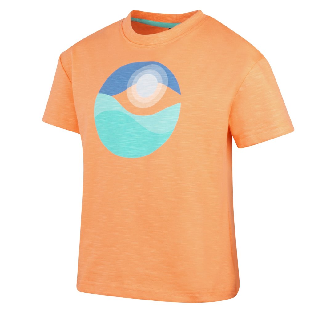 Trollkids Halsafjord T-Shirt Girls - Coral Haze
