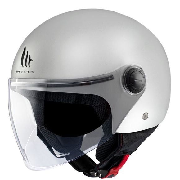 Casque jet MT HELMETS STREET S - SOLID - BlancRef : MTH0079