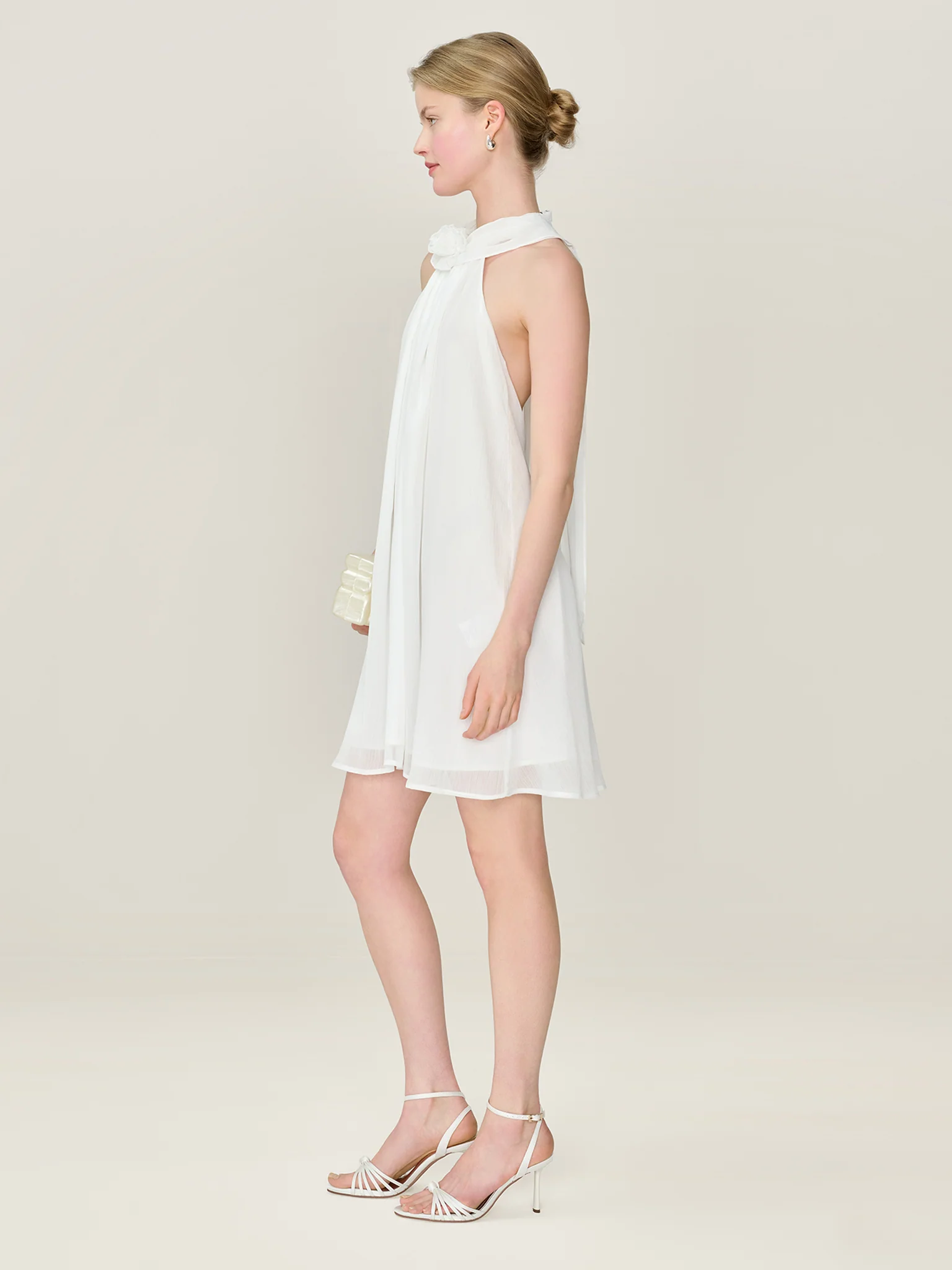 Demi Dress in Ivory