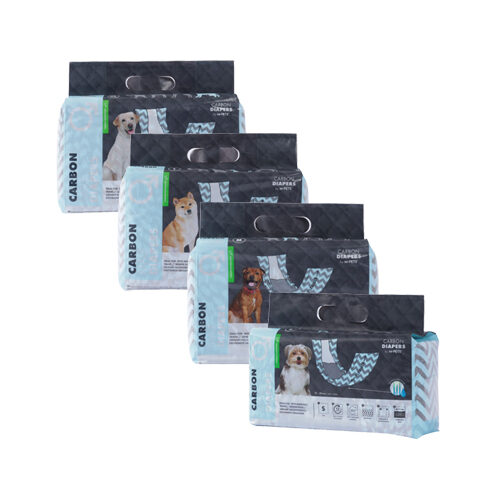 M-Pets Carbon Diapers for Male Dogs - S