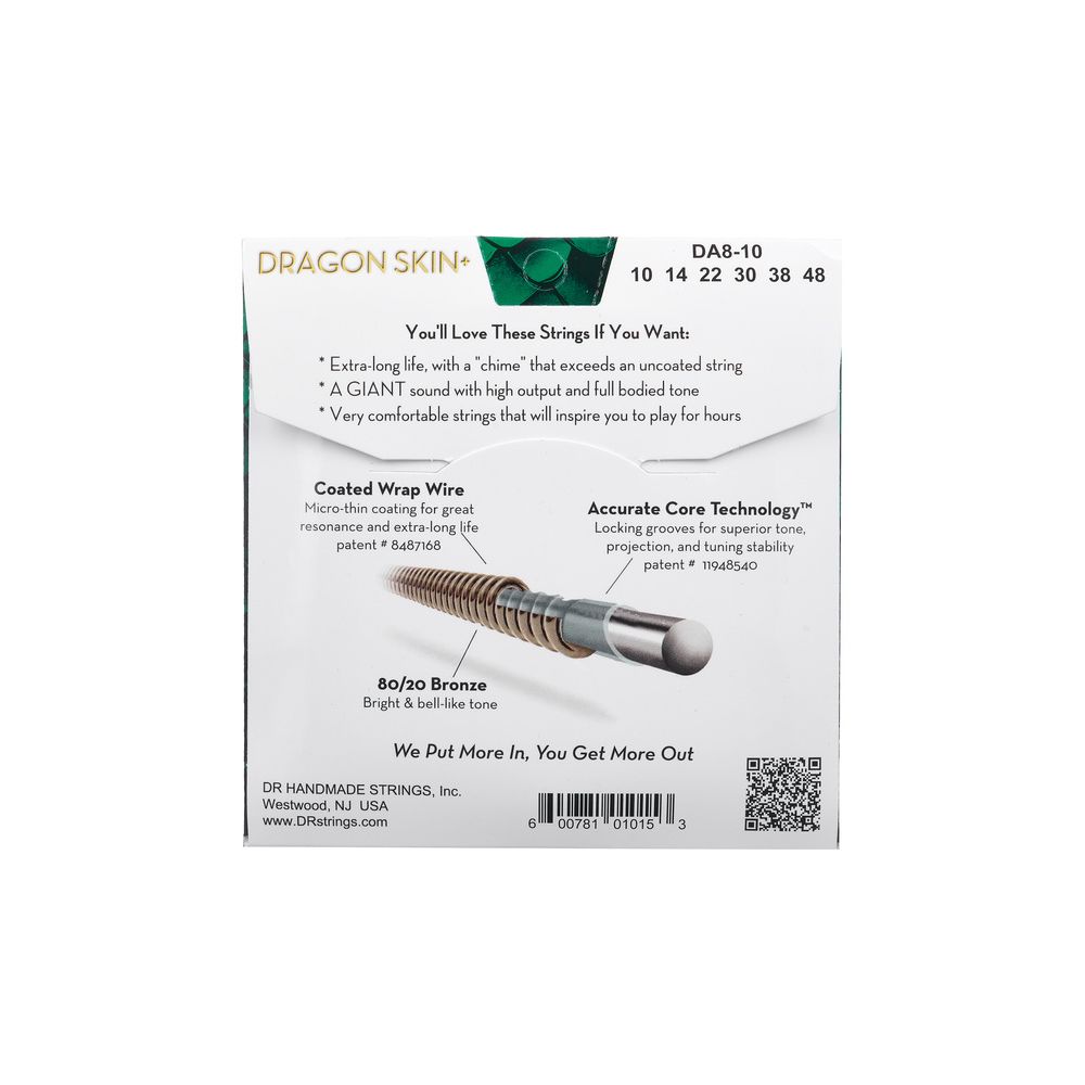 DR Strings Dragon Skin+ DA8