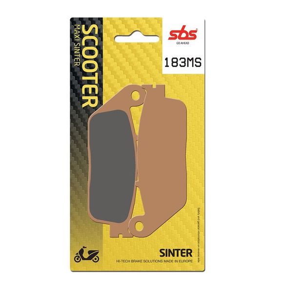 SBS 183MS Sintered Metal Brake Pads Front/Rear (depending on model)Ref: 183MS / 183100